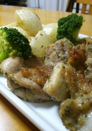 コストコ調味料で鶏肉オーブン焼き-レシピのメイン写真
