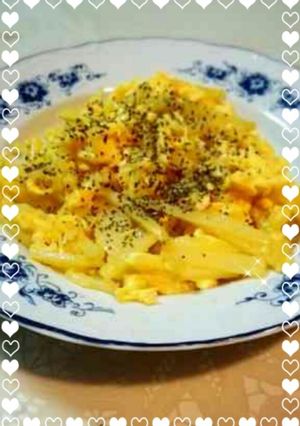 簡単★じやがいもと卵の粉チーズ炒め-レシピのメイン写真