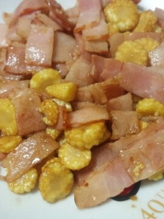 ヤングコーンとベーコンのバター醤油炒め-レシピのメイン写真