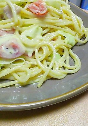こくこく♪カレマヨスパゲッティー-レシピのメイン写真
