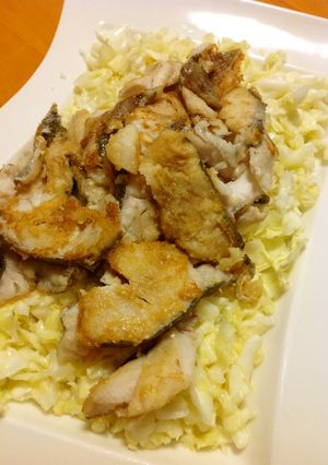 カリッと焼きタラとキャベツ-レシピのメイン写真
