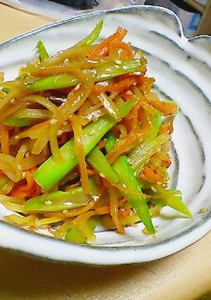 ３色野菜のきんぴら-レシピのメイン写真