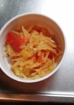 錦糸瓜(そうめんかぼちゃ)のマリネ-レシピのメイン写真
