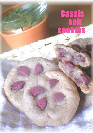 Cassis soft cookies-レシピのメイン写真