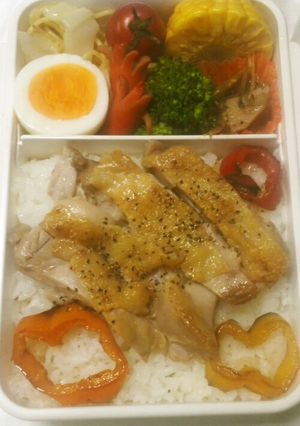 がんばれ部活☆中学生のチキンの塩焼き弁当-レシピのメイン写真
