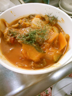 牛肉 かぼちゃのトマトスープ-レシピのメイン写真