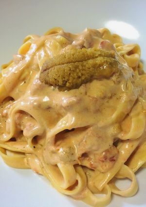 【パスタ】生うにクリーム-レシピのメイン写真