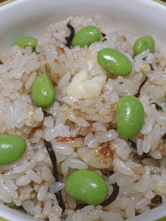 枝豆チーズおかかご飯〜塩こんぶ入り〜-レシピのメイン写真