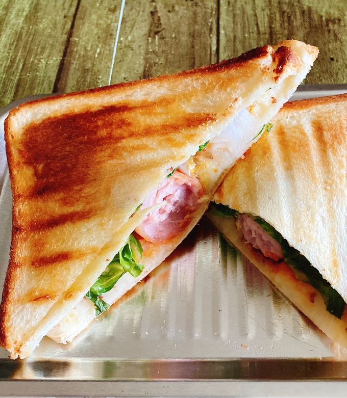 BIGポークフランクのホットサンド-レシピのメイン写真