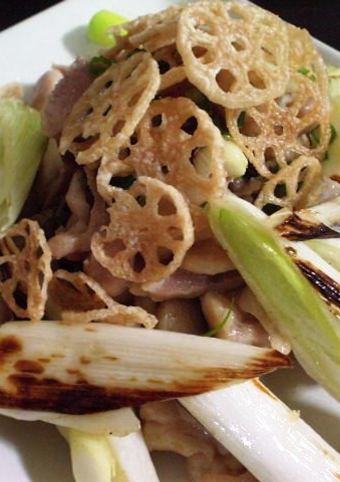 (∵)屋：塩鶏と焼きネギの炒め物-レシピのメイン写真