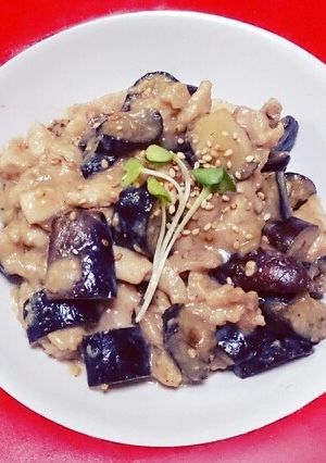 まろやか♡茄子と鶏肉の味噌チーズ炒め♡♥-レシピのメイン写真