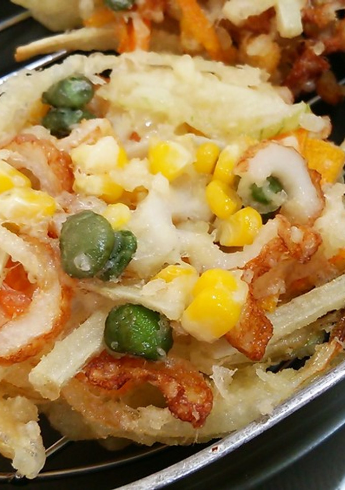 枝豆ととうもろこしで夏かき揚げ-レシピのメイン写真