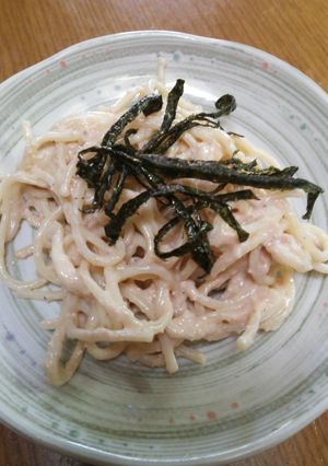濃厚辛子明太子クリームパスタ-レシピのメイン写真