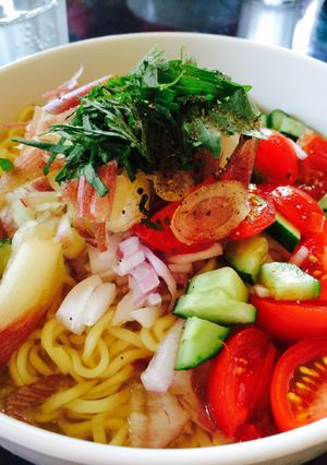 マルちゃん正麺で、冷やし塩ラーメン-レシピのメイン写真