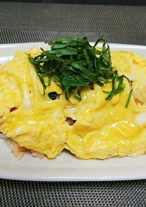 しょうゆで食べるオムライス☆彡-レシピのメイン写真