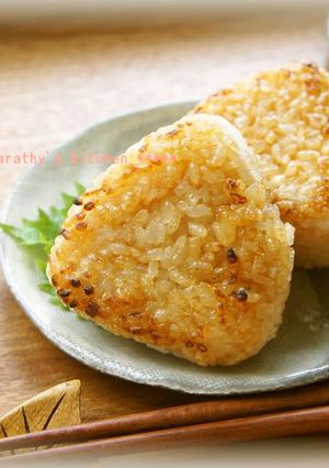 ふっくら香ばし焼きおにぎり＊是非グリルで-レシピのメイン写真