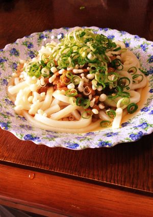 納豆みそ冷うどん-レシピのメイン写真
