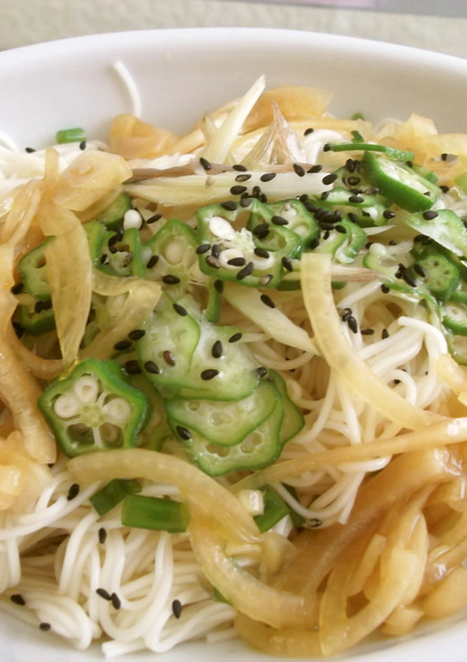 簡単和風サラダそうめん-レシピのメイン写真