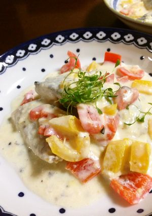ヘルシー♪✳︎塩さば✳︎豆乳クリーム煮-レシピのメイン写真