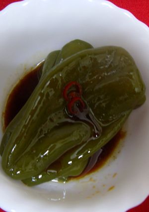 丸ままくたくたピーマン煮-レシピのメイン写真