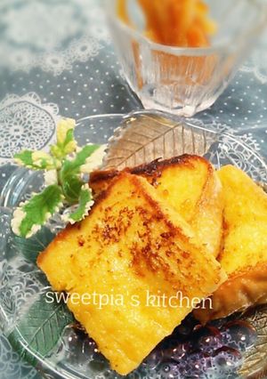 夏♪爽やか甘夏ピールの冷フレンチトースト-レシピのメイン写真