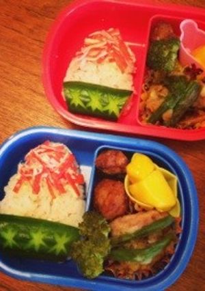 キャラ弁♪いちごかき氷♪-レシピのメイン写真
