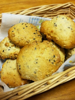ノンオイル(^^)胡麻ごまクッキー♪-レシピのメイン写真