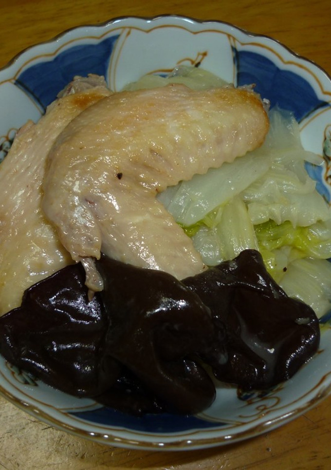 鶏手羽先と白菜のクタクタ煮-レシピのメイン写真
