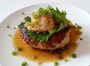 おろしポン酢☆簡単鶏肉ハンバーグ-レシピのメイン写真