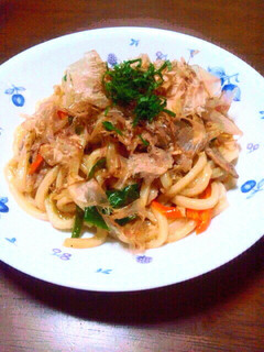 冷凍うどんで焼きうどん♪簡単☆麺つゆ使用-レシピのメイン写真