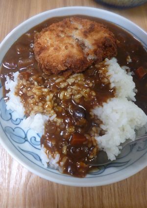 レトルトカレーで・コロッケカレー-レシピのメイン写真