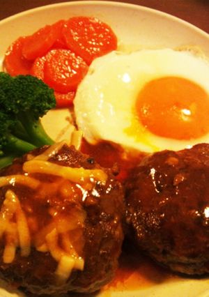 やわらかハンバーグ♥-レシピのメイン写真