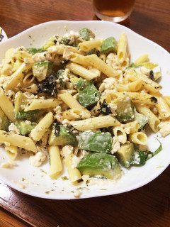 アボカドと豆腐の和風パスタ-レシピのメイン写真