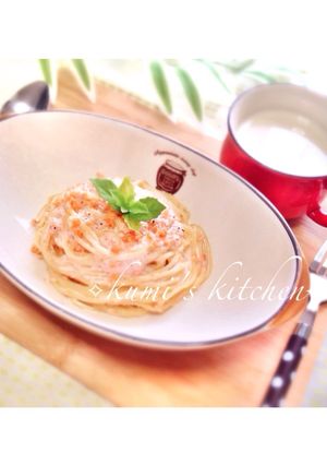混ぜるだけ…超簡単♡鮭のクリームパスタ♡-レシピのメイン写真
