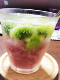 カルピスゼリー入り*キウイソーダ-レシピのメイン写真