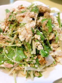 ☆お手軽♪水菜とツナで白和えサラダ☆-レシピのメイン写真