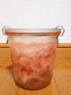 梅酢de新生姜の甘酢漬け-レシピのメイン写真