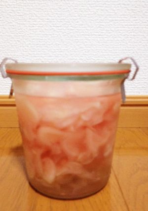 梅酢de新生姜の甘酢漬け-レシピのメイン写真
