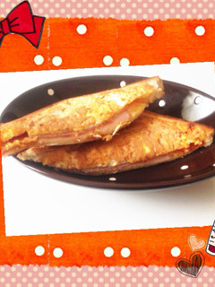 食パン1枚で簡単☆ホットサンド-レシピのメイン写真