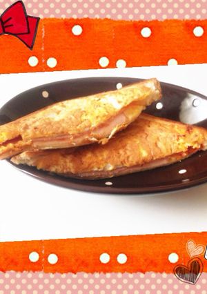 食パン1枚で簡単☆ホットサンド-レシピのメイン写真