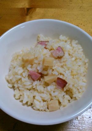 ファミコレ★筍とベーコンの炊き込み御飯-レシピのメイン写真