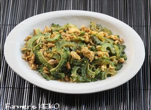 【農家のレシピ】ゴーヤとツナと卵の炒め物-レシピのメイン写真