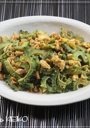 【農家のレシピ】ゴーヤとツナと卵の炒め物-レシピのメイン写真