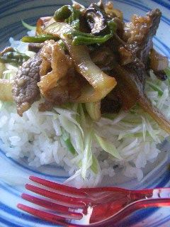 バーベキューや焼肉の残り物DEスタミナ丼-レシピのメイン写真