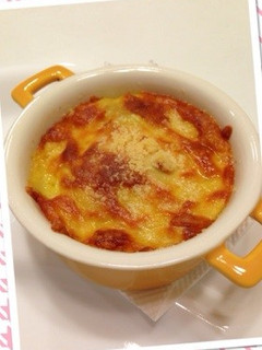 ジャーマンポテトリメイク☆カレーグラタン-レシピのメイン写真