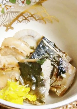 ノルウエー塩さばとホタテの、へべす風味煮-レシピのメイン写真