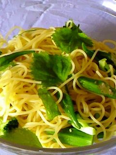 オクラと大葉の冷製パスタ-レシピのメイン写真