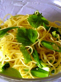 オクラと大葉の冷製パスタ-レシピのメイン写真