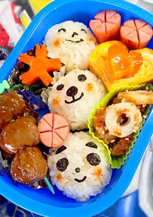 だんご三兄弟弁当-レシピのメイン写真