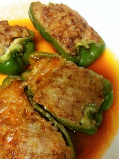 美味しいよ♪肉詰めピーマン-レシピのメイン写真